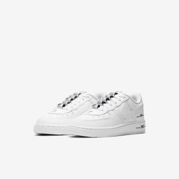 Nike Force 1 LV8 3 - Fiatalabb Gyerek Utcai Cipő - Fehér/Fekete/Fehér